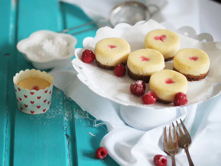 Mini Cheesecakes von Food-Bloggerin frauzuckerstein - Dieser kleine Cheesecake ist schnell gemacht und schmeckt immer