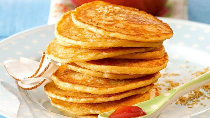 Mini-Kokos-Pancakes 