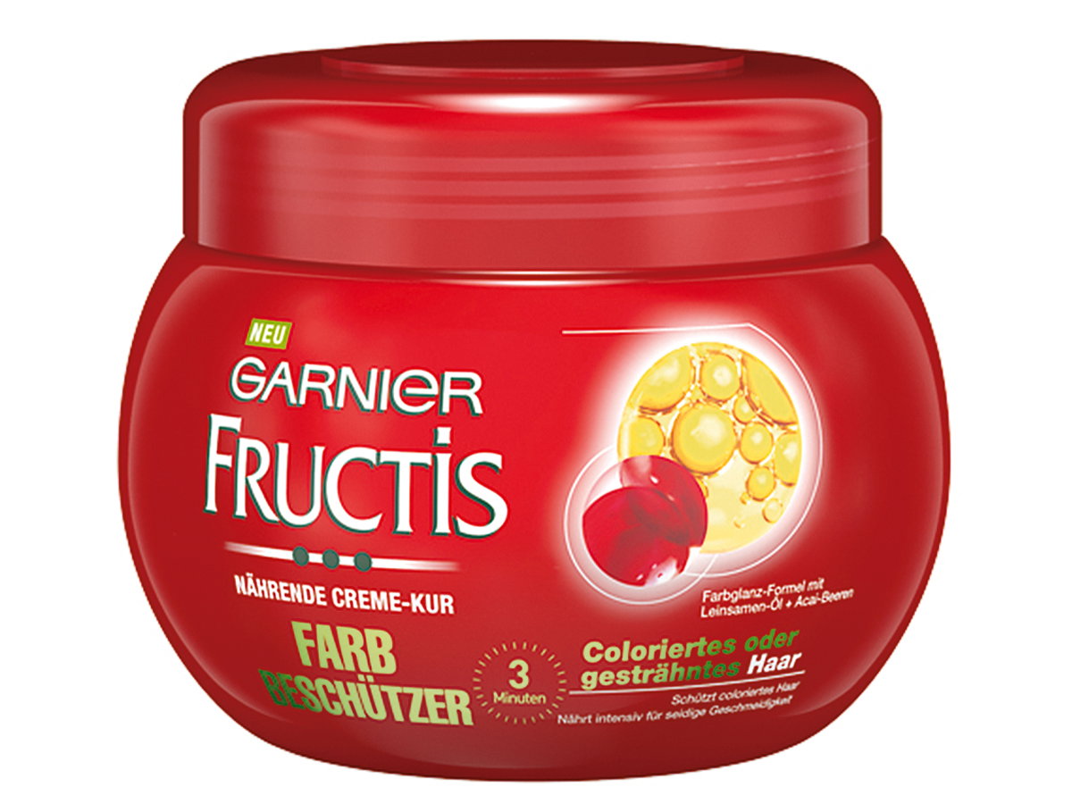 Mit Acai Beere Farbbeschützer Haarkur Garnier Fructis 4 Euro