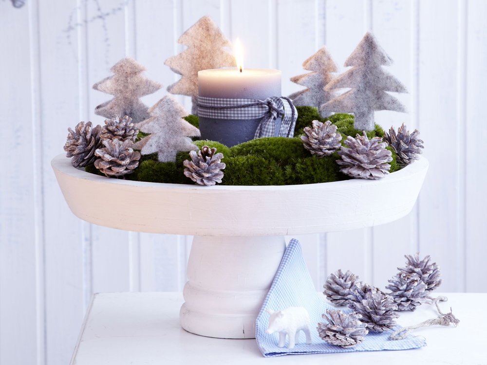 Moos-Adventskranz