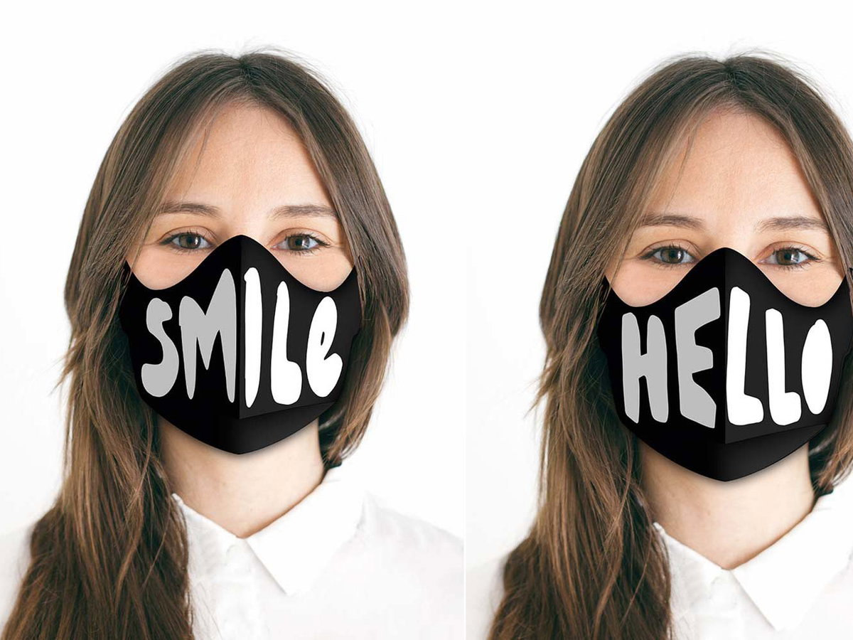 Motto-Maske Albert Bauer Print