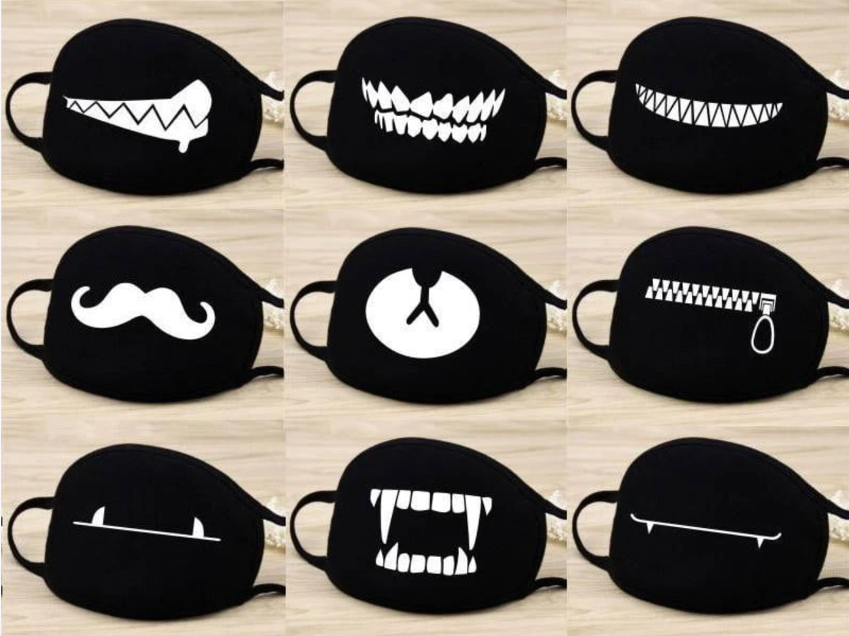 Modische Stoffmasken