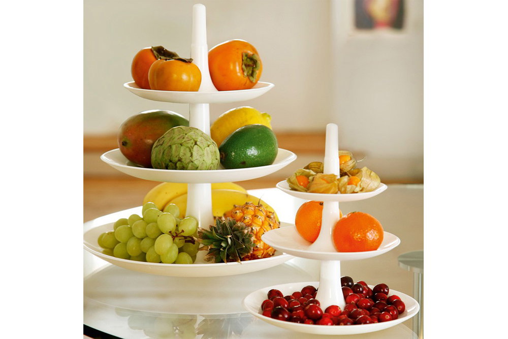 Obst-Etagere