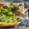 Omelett mit Edamame-Bohnen, Avocado und Minze