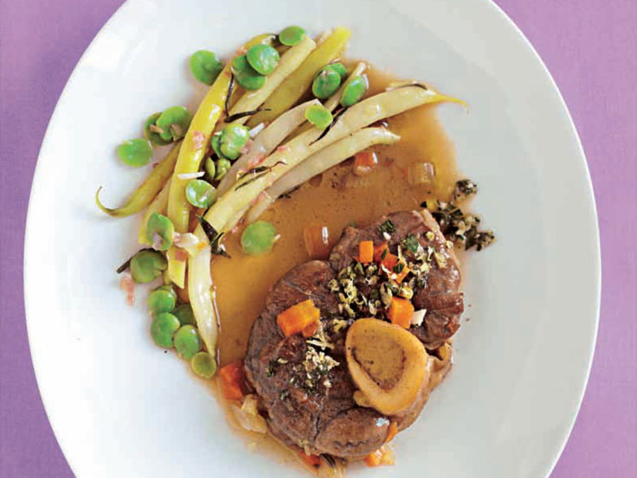Ossobucco mit Bohnen