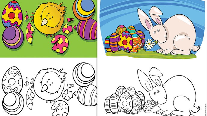 Malvorlagen für Ostern