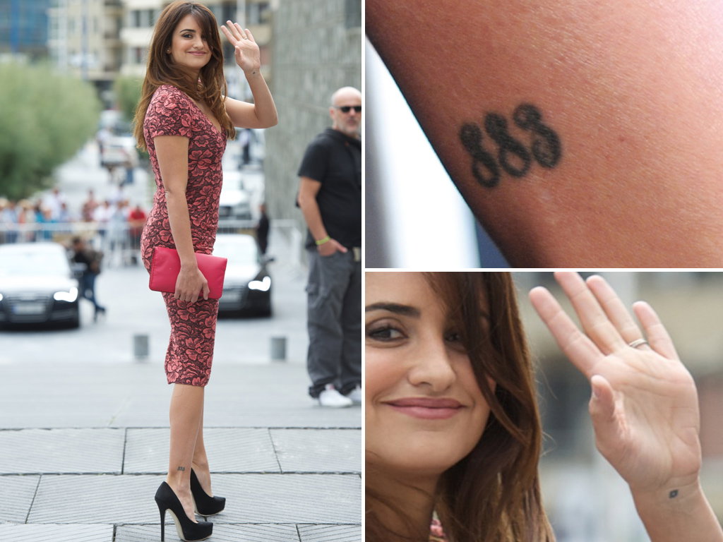 Penelope Cruz mit tattoo
