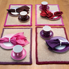 Gestrickte Tischsets