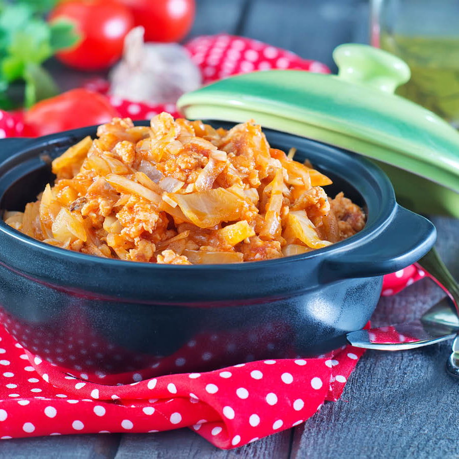 Polnischer Sauerkrautauflauf