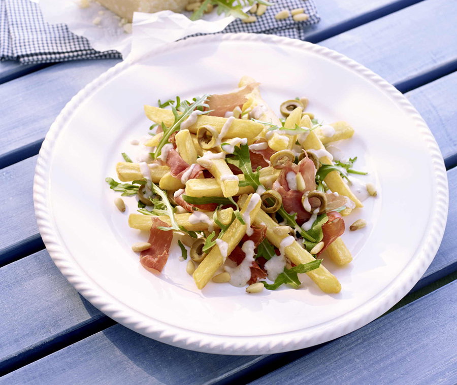 1.2.3 Frites Deluxe mit Rucola und Caesar-Creme