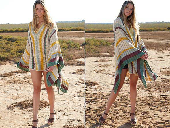 Poncho kostenlose Strickanleitung 17 2019