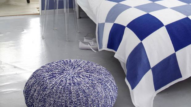 Pouf und Plaid