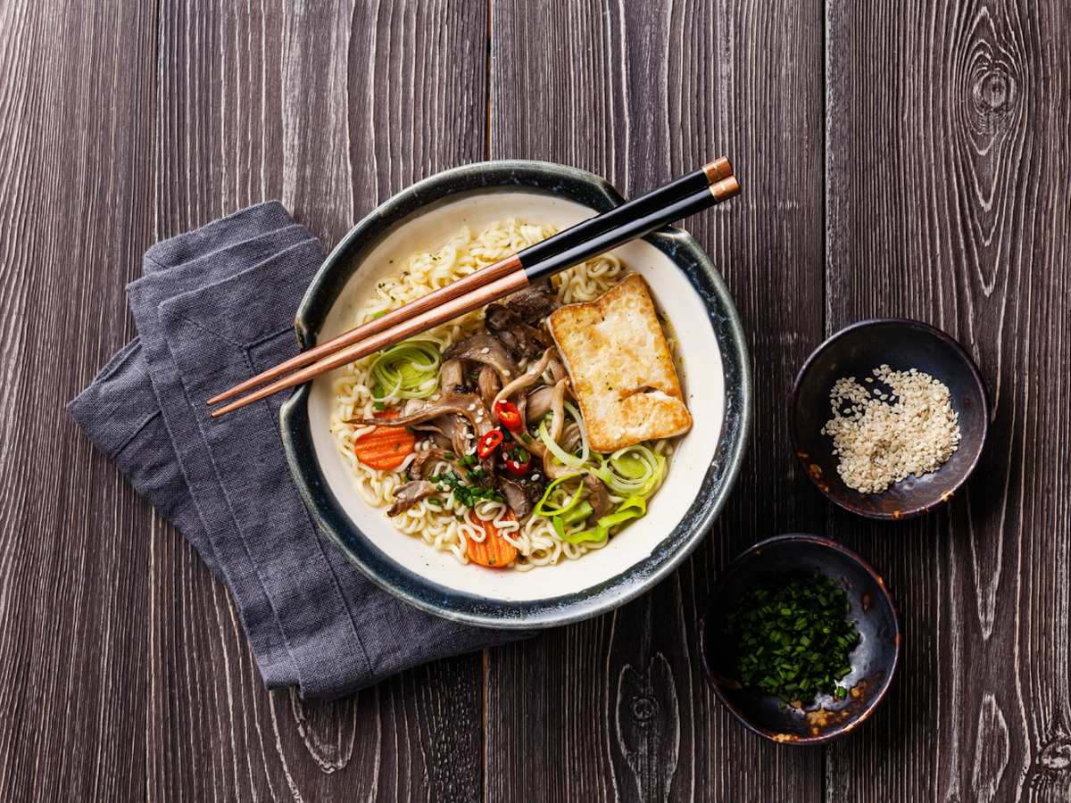 Japanische Nudelsuppe