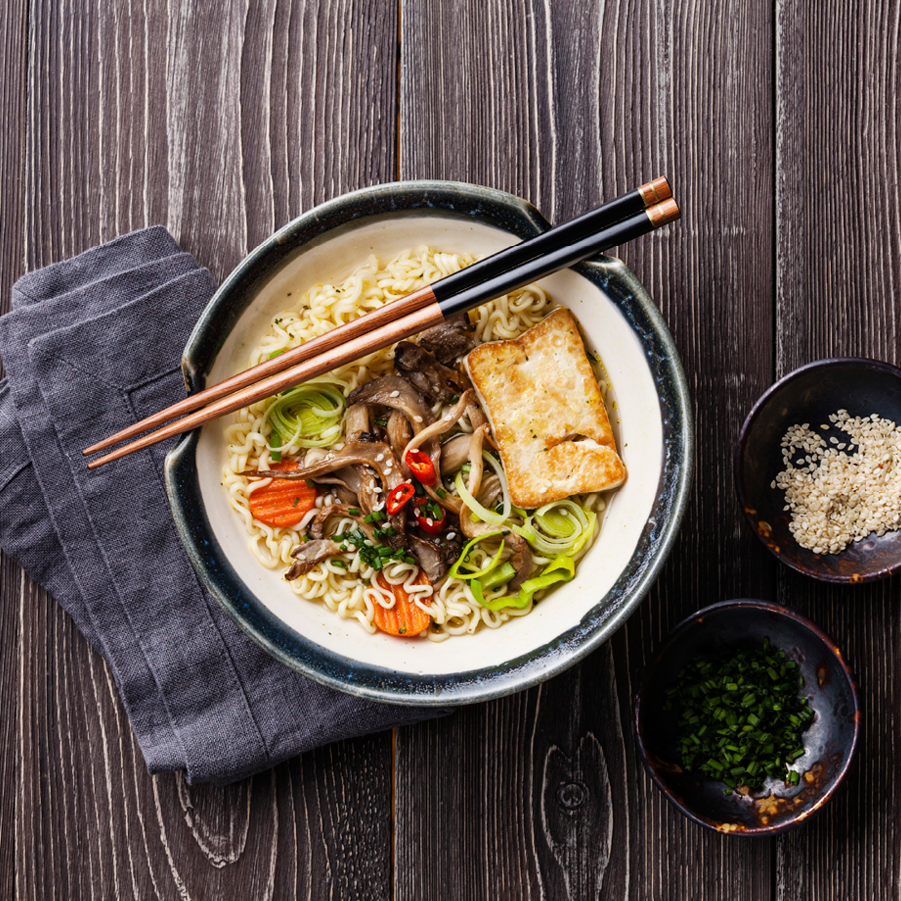 Japanische Nudelsuppe