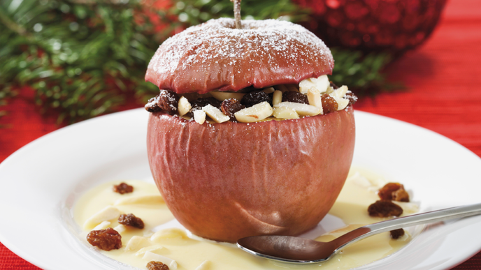Weihnachtlicher Bratapfel