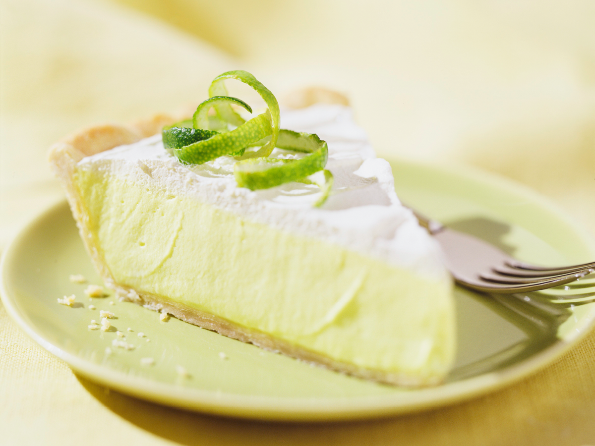 Leckerer Key Lime Pie frisch aus Florida
