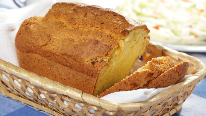 Rezept für fluffiges Maisbrot