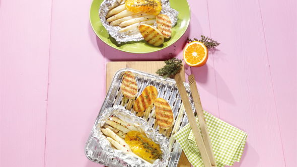 Spargel-Orangen-Päckchen 