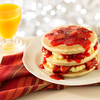 Pancakes mit Erdbeer-Vanille-Füllung