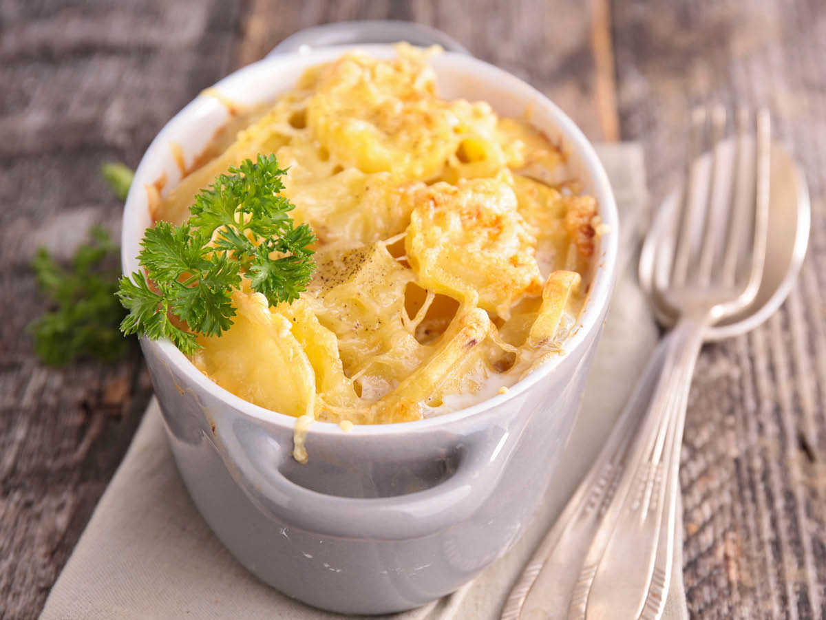 Rezept Parmesankartoffeln: Kartoffeln mit Parmesankäse überbacken