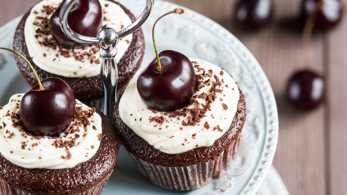 Schwarzwälder-Kirsch-Cupcakes