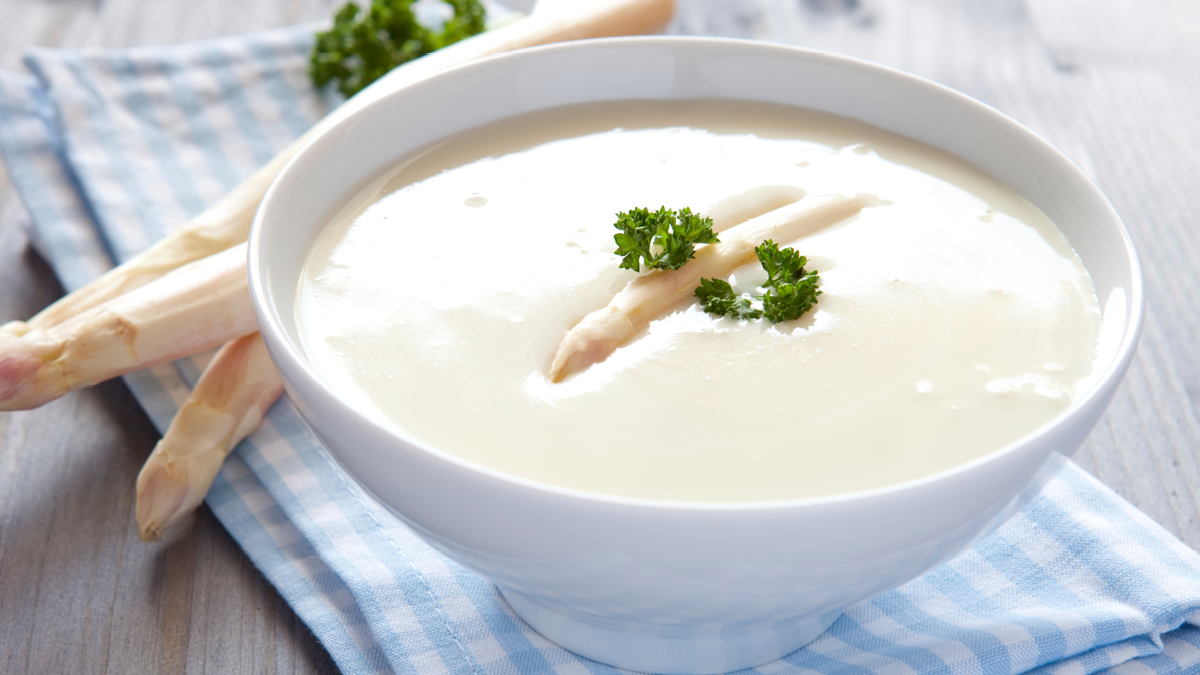 Spargelcremesuppe