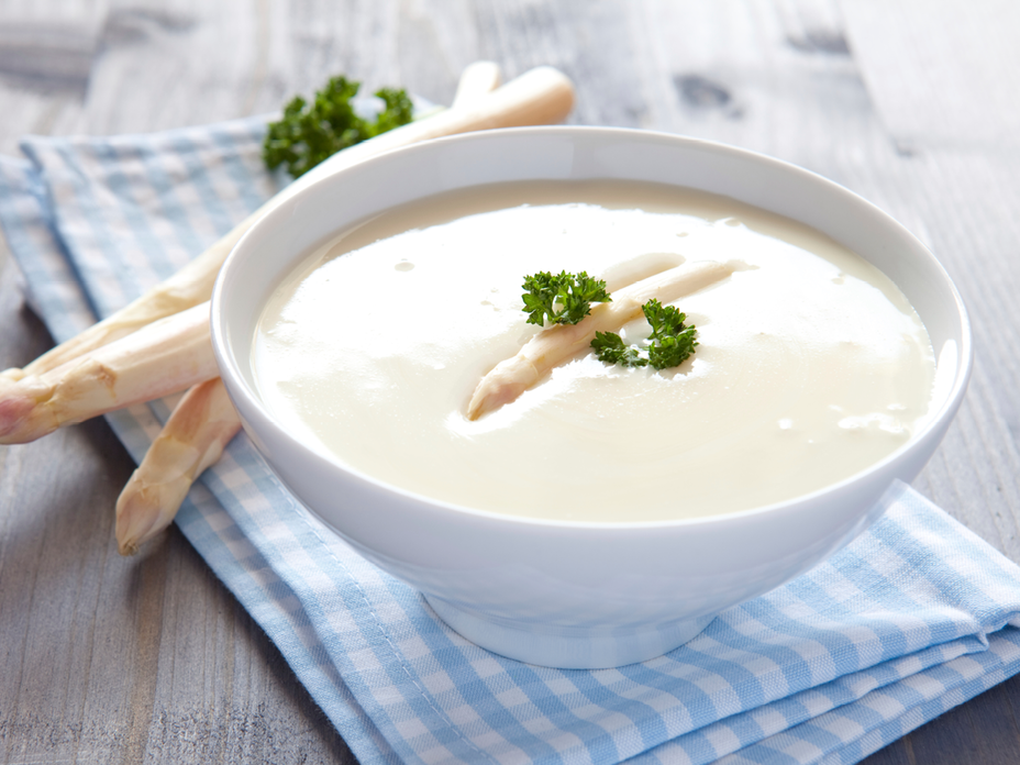 Cremige Spargelsuppe