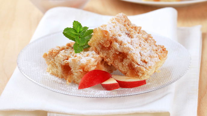 Streusel-Apfelkuchen mit Schmand