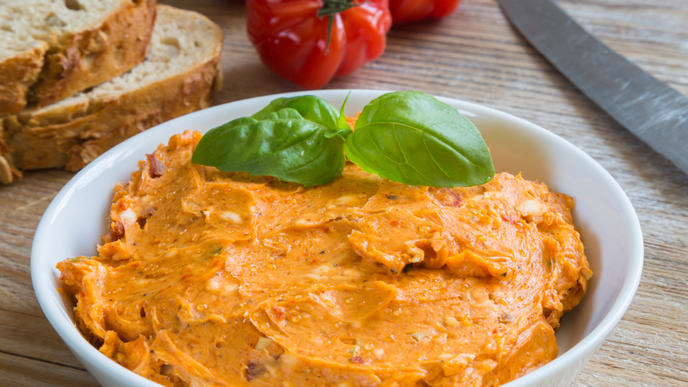 Köstliche Tomatenbutter