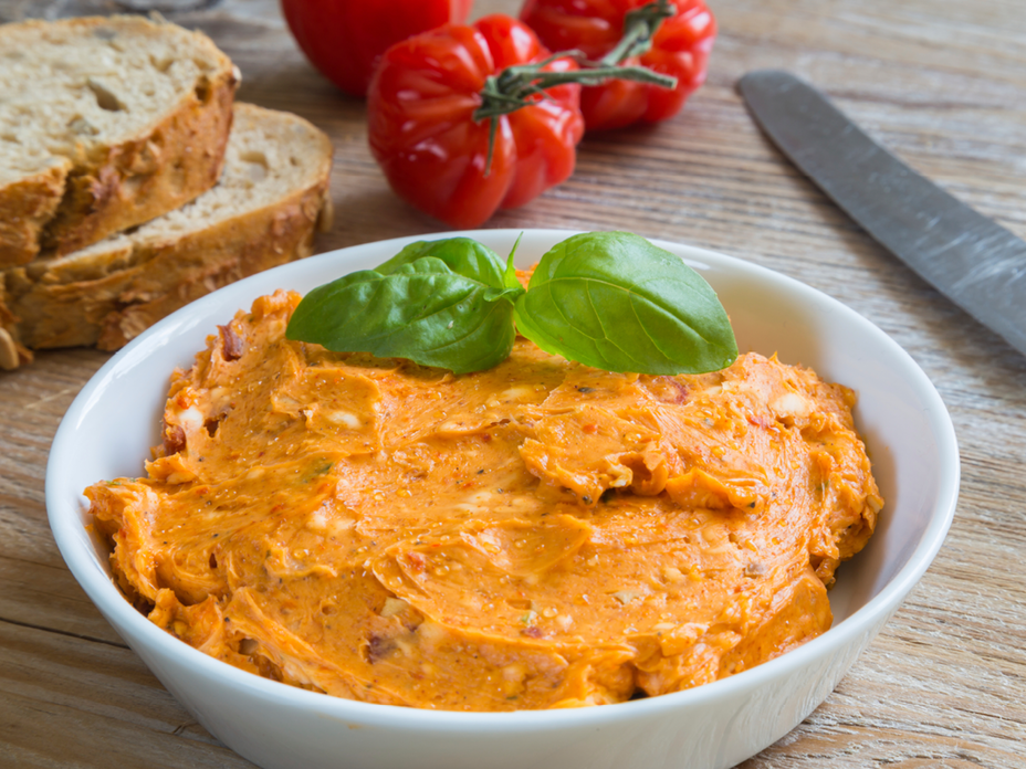 Selbst gemachte Tomatenbutter