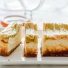 Rhabarber-Käsekuchen mit Streuseln