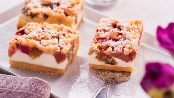 Rhabarber-Quarkkuchen Rezept