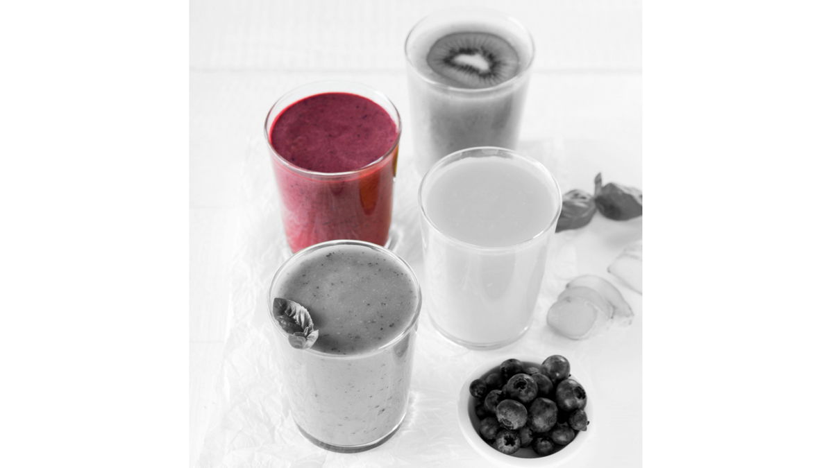 Rote-Bete-Blaubeer-Smoothie