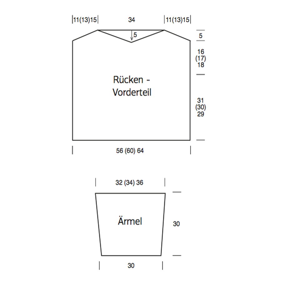 Schnittmuster Pullover Fake