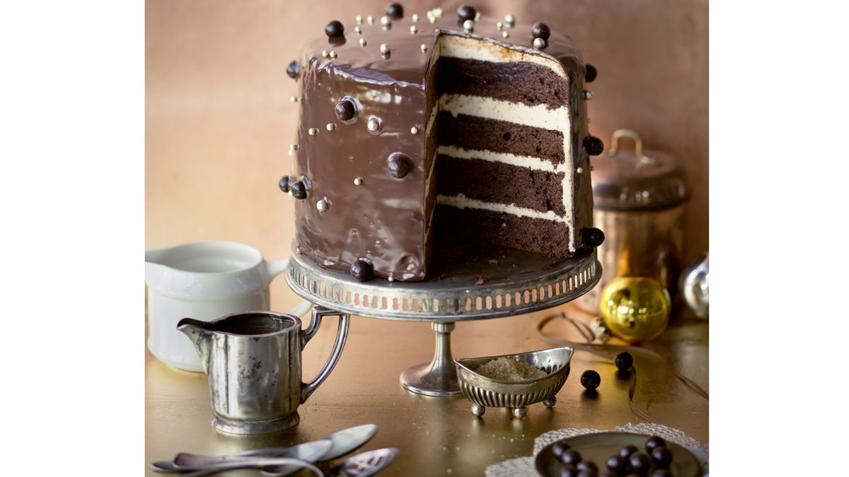 Schokotorte mit Nusscreme-Füllung