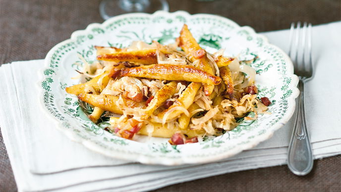 Schupfnudeln mit Sauerkraut