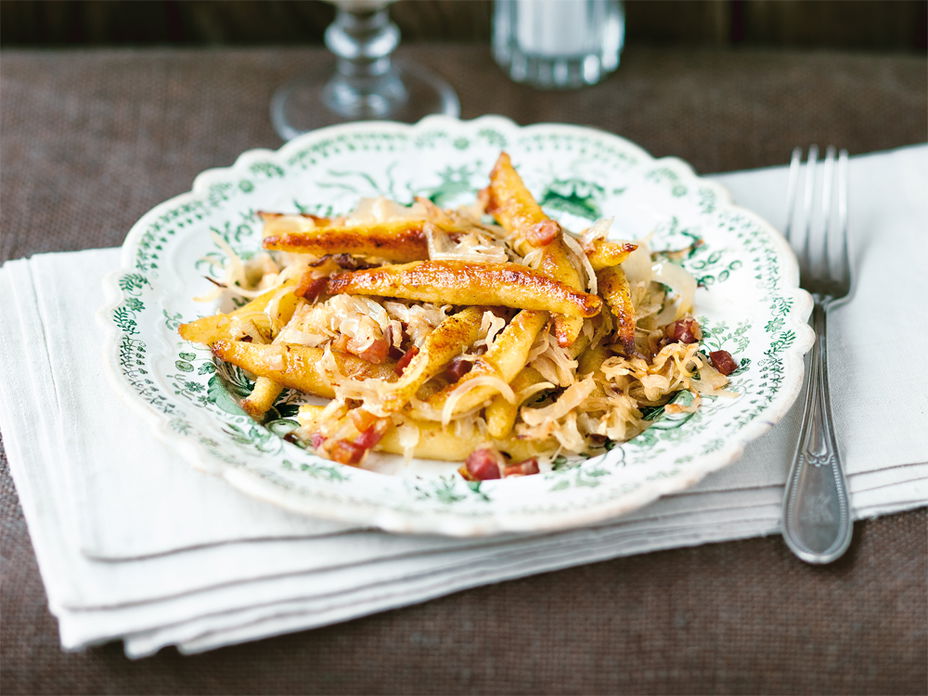 Schupfnudeln mit Sauerkraut