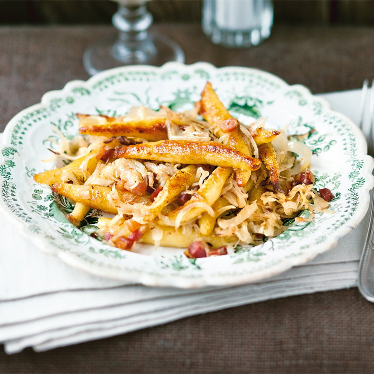Schupfnudeln mit Sauerkraut