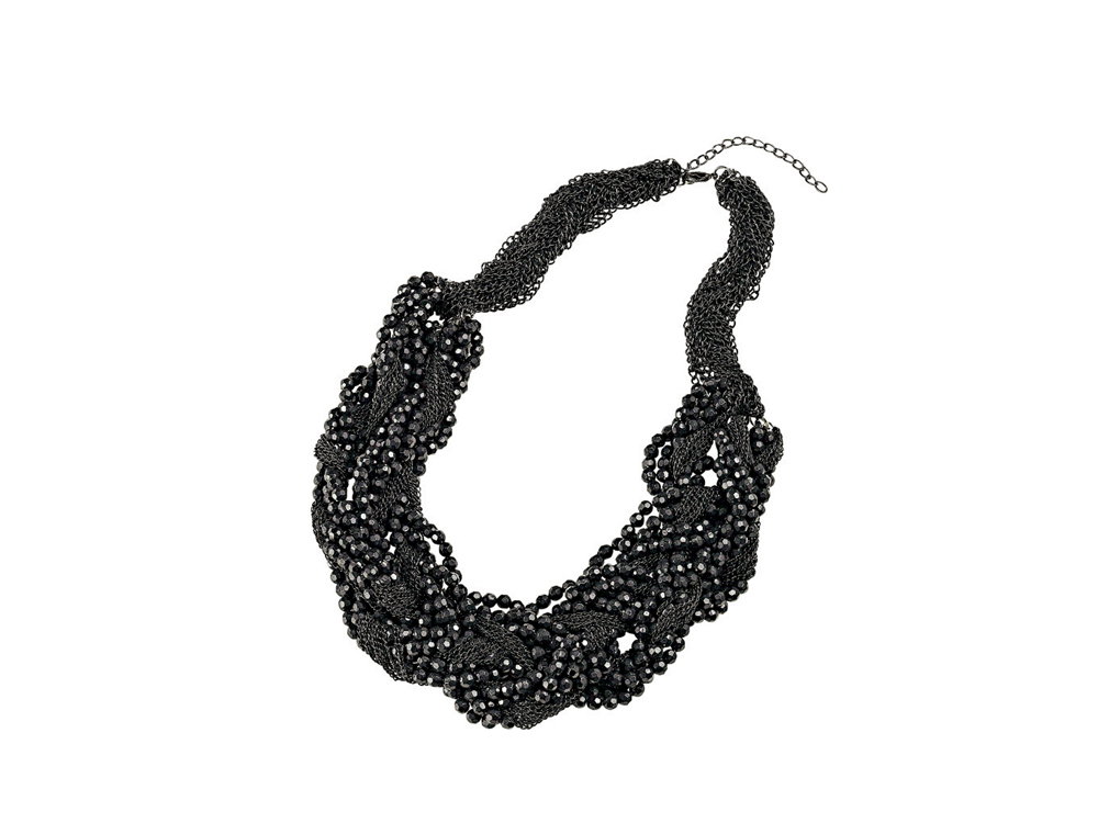 Schwarze Perlen Reigen Kette Buffalo