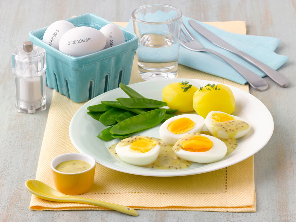 Senf-Eier mit Kartoffeln - Ein beliebtes Gericht der Deutschen