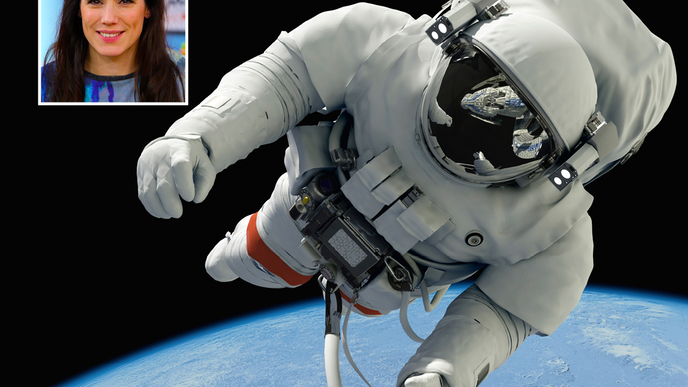 Warum werden Astronauten im All größer?
