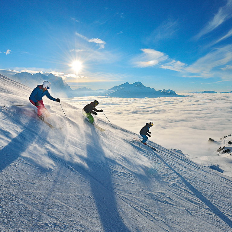 Skifahren Berner Oberland