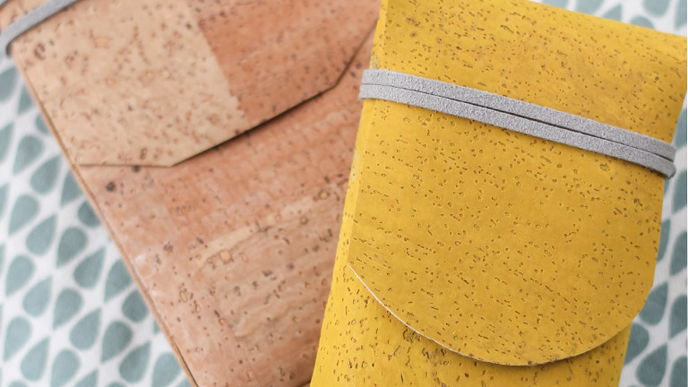 Smartphone-Tasche aus Kork selber machen