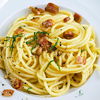 Cornelia Polettos Originalrezept für Spaghetti Carbonara