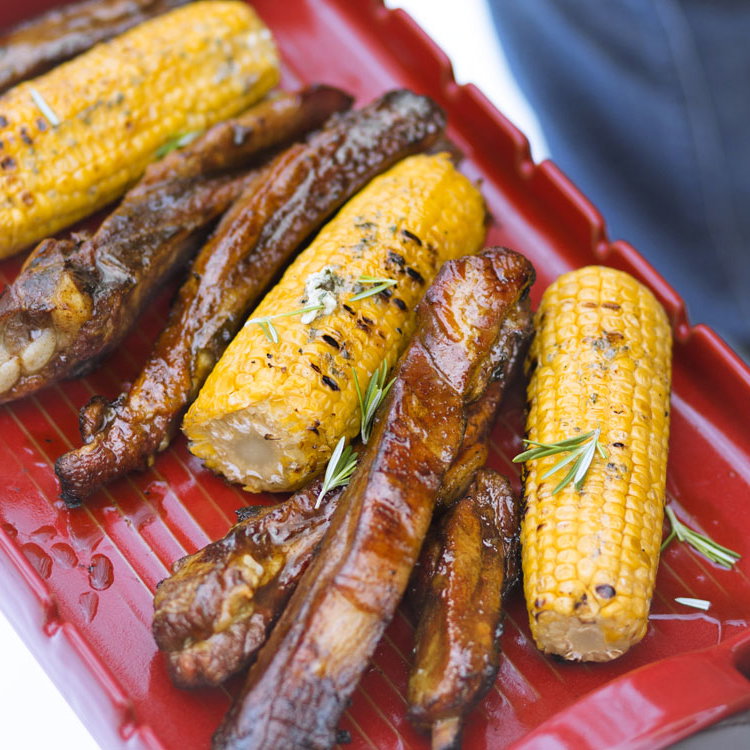 Spareribs Mais Grillen