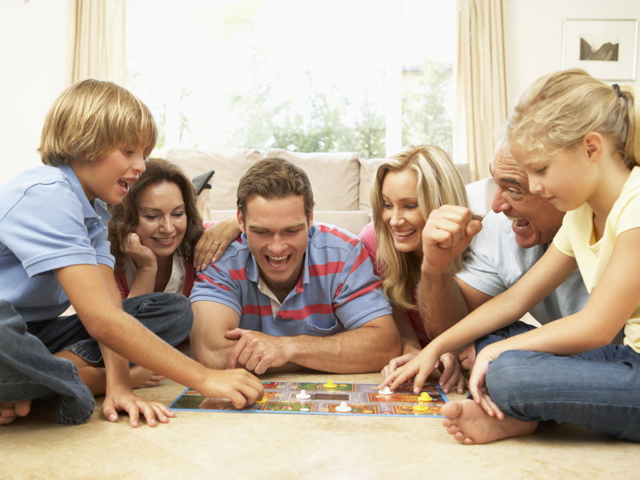 Spiele mit der Familie