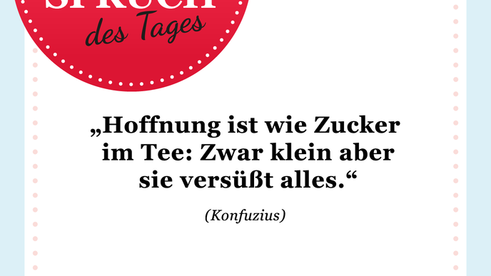 Spruch des Tages für den Mai
