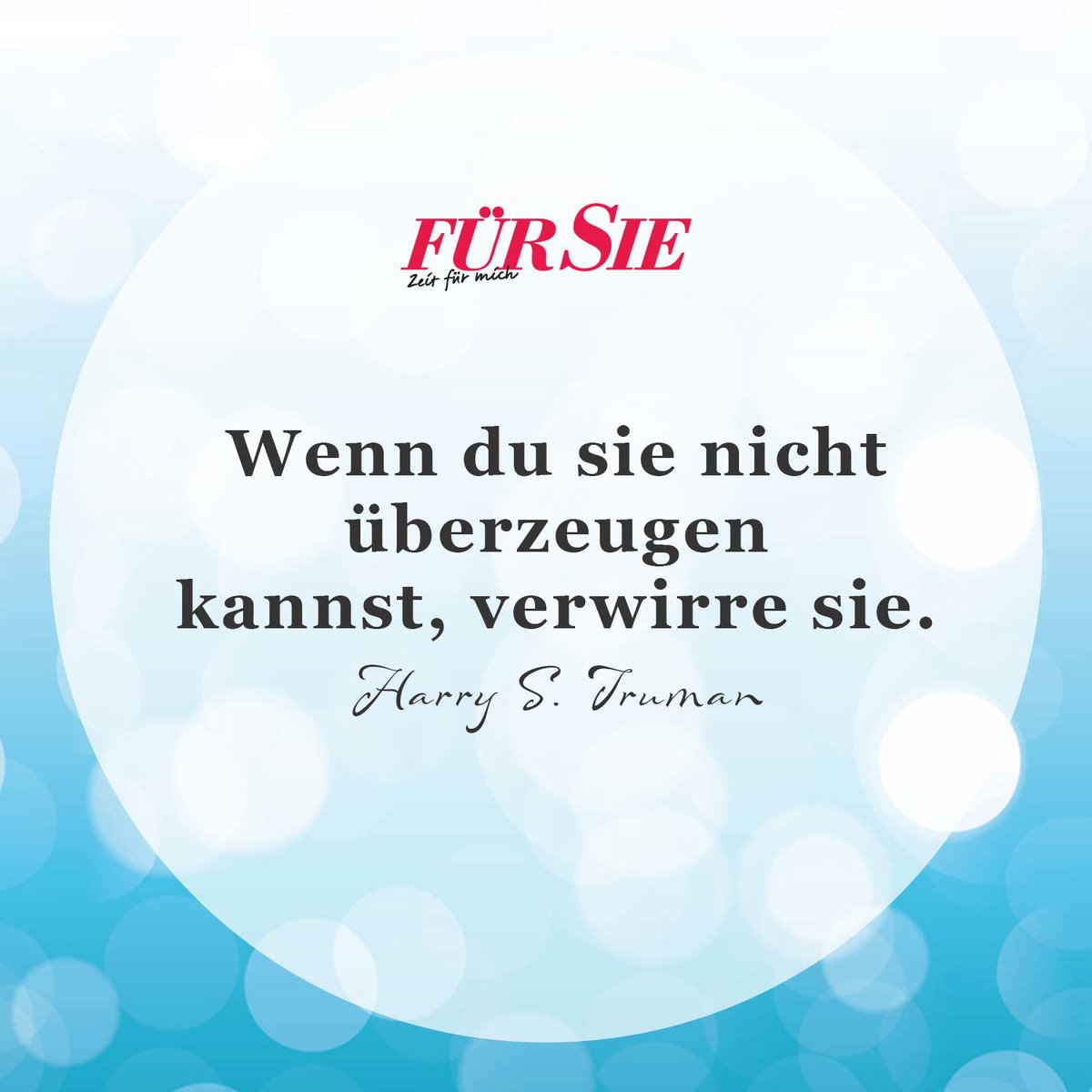 Spruch des Tages 1. Oktober