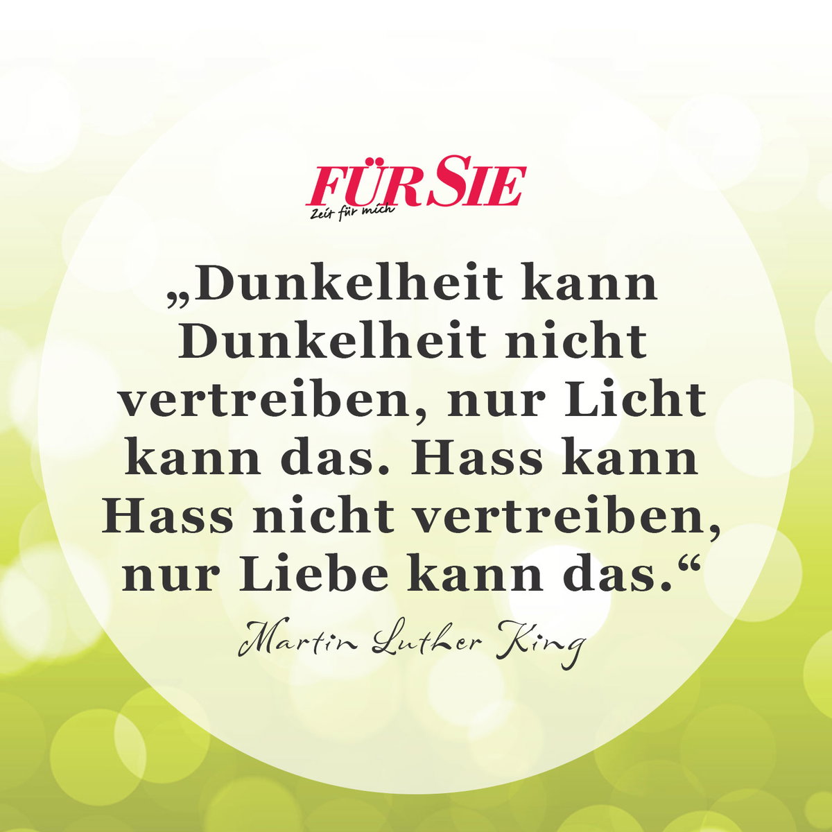 Der Spruch des Tages für den Januar