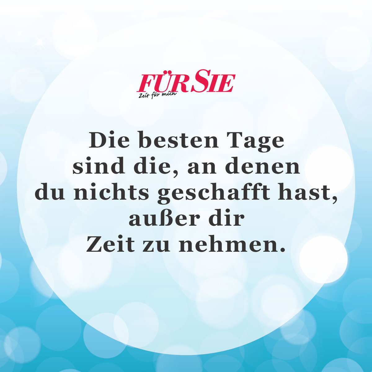 Der Spruch des Tages für den Januar